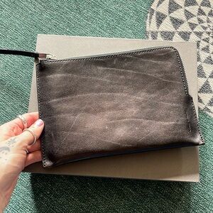 Rick Owens leather portafoglio pouch F/W 17